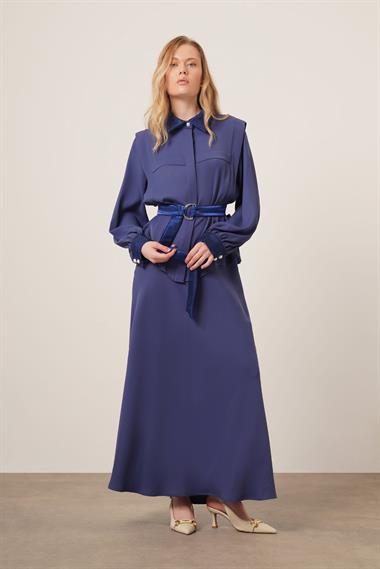 FTZ Women Kadın Piar Etekli Takım  Lacivert 31148