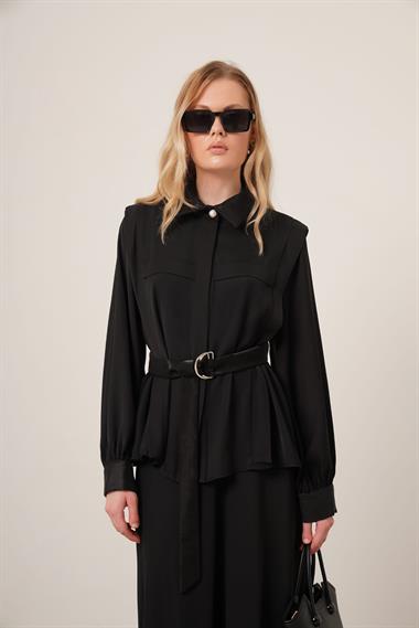 FTZ Women Kadın Piar Etekli Takım  Siyah 31148