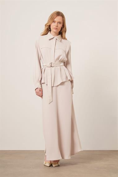 FTZ Women Kadın Piar Etekli Takım  Taş 31148