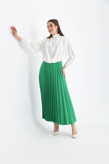 FTZ Women Kadın Plise Etek  Benetton 30390