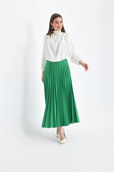 FTZ Women Kadın Plise Etek  Benetton 30390