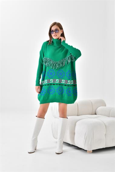 FTZ Women Kadın Püskül Detaylı Tunik  Benetton 20107