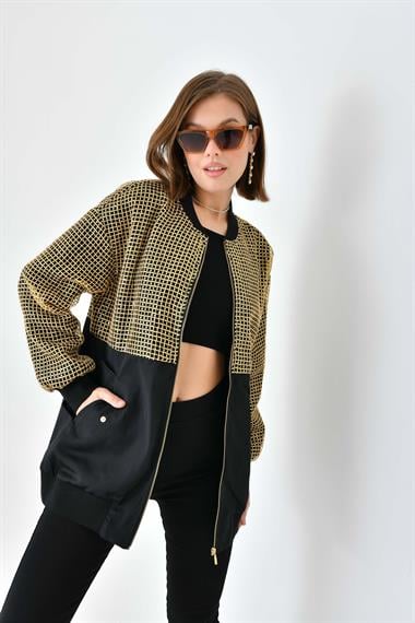 FTZ Women Kadın Ribanalı Paraşüt Kap  Siyah 30708