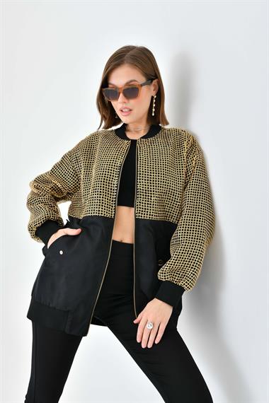 FTZ Women Kadın Ribanalı Paraşüt Kap  Siyah 30708