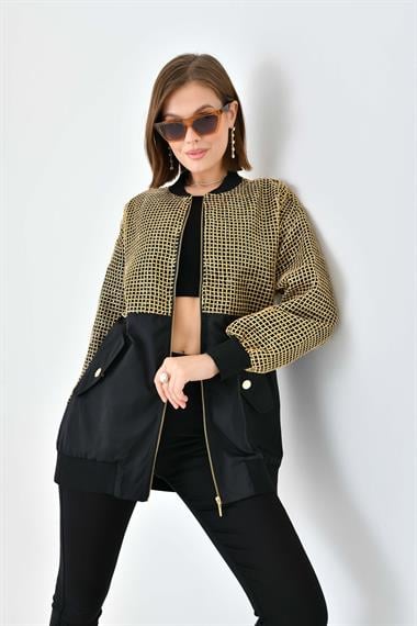 FTZ Women Kadın Ribanalı Paraşüt Kap  Siyah 30708