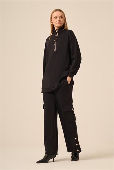 FTZ Women Kadın Royal Pantolonlu Takım  Siyah 31272