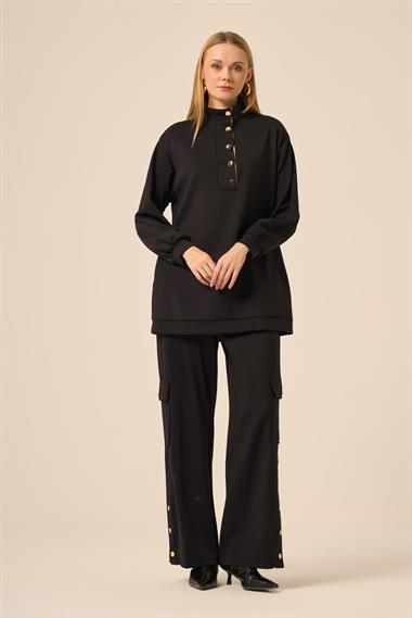 FTZ Women Kadın Royal Pantolonlu Takım  Siyah 31272