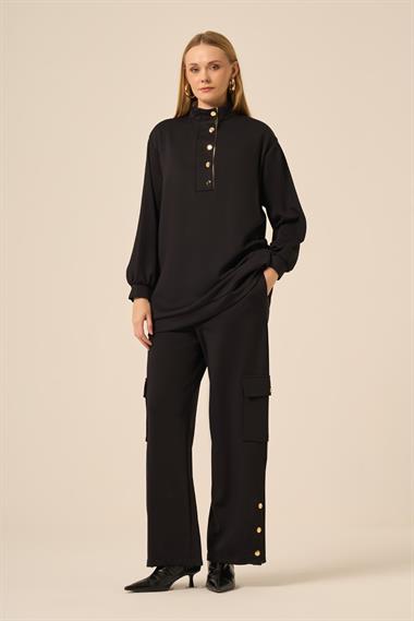 FTZ Women Kadın Royal Pantolonlu Takım  Siyah 31272