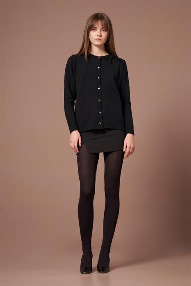 FTZ Women Kadın Şardon Hırka  Siyah 25288