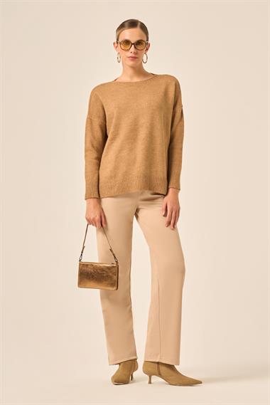 FTZ Women Kadın Şardon Kazak  Bisküvi 25215