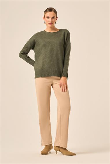 FTZ Women Kadın Şardon Kazak  Haki 25215