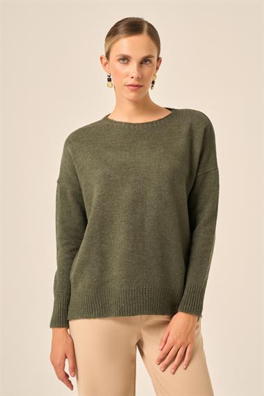 FTZ Women Kadın Şardon Kazak  Haki 25215