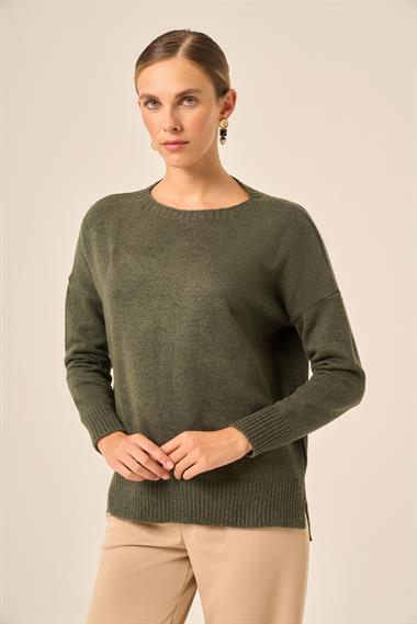 FTZ Women Kadın Şardon Kazak  Haki 25215