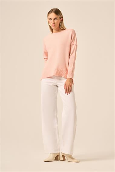 FTZ Women Kadın Şardon Kazak  Pudra 25215