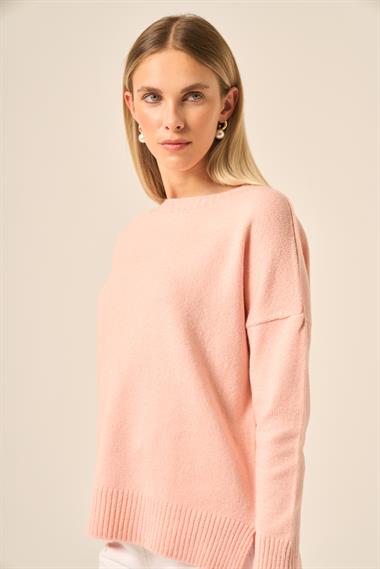 FTZ Women Kadın Şardon Kazak  Pudra 25215