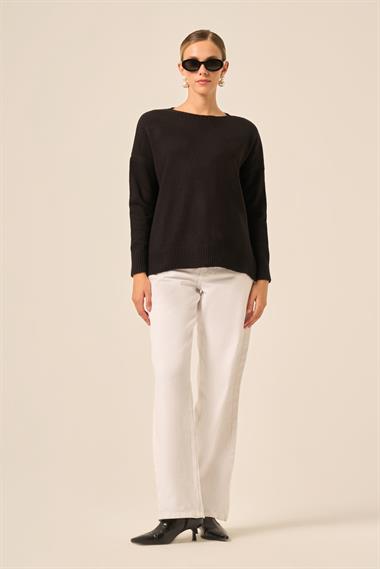 FTZ Women Kadın Şardon Kazak  Siyah 25215