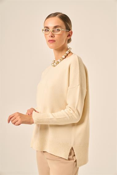 FTZ Women Kadın Şardon Kazak  Taş 25215