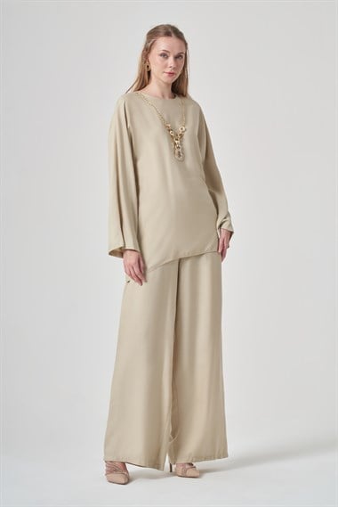 FTZ Women Kadın Selin Takım  Beige 31445