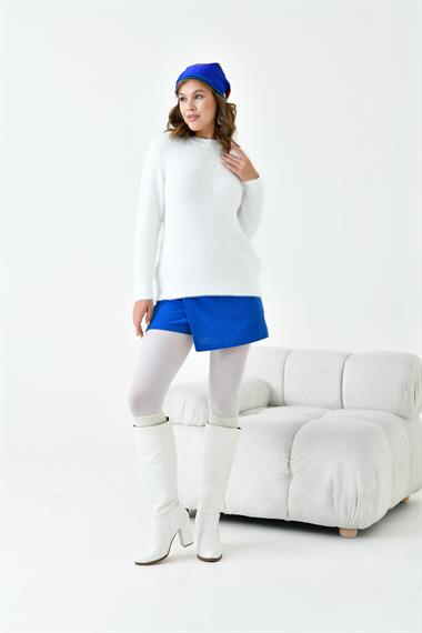 FTZ Women Kadın Sıfır Yaka  Ekru 20944