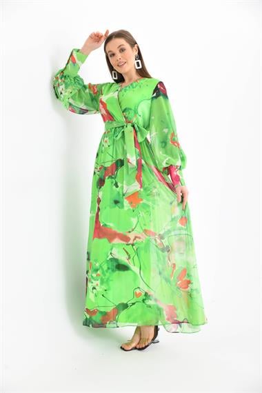 FTZ Women Kadın Şifon Elbise  Benetton 30405