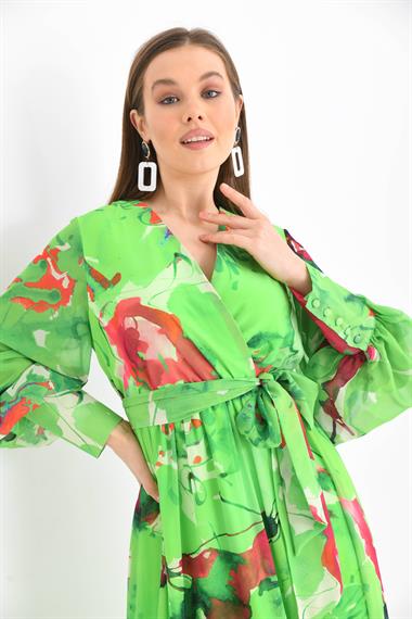 FTZ Women Kadın Şifon Elbise  Benetton 30405