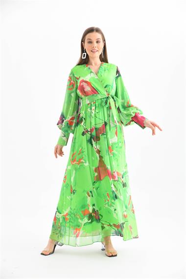 FTZ Women Kadın Şifon Elbise  Benetton 30405