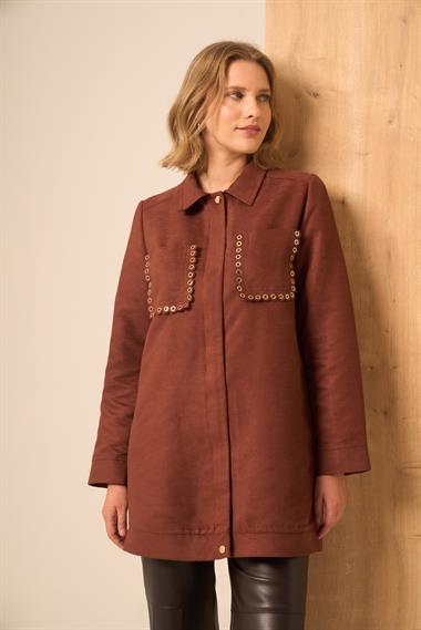 FTZ Women Kadın Süet Kap  Kiremit 31268