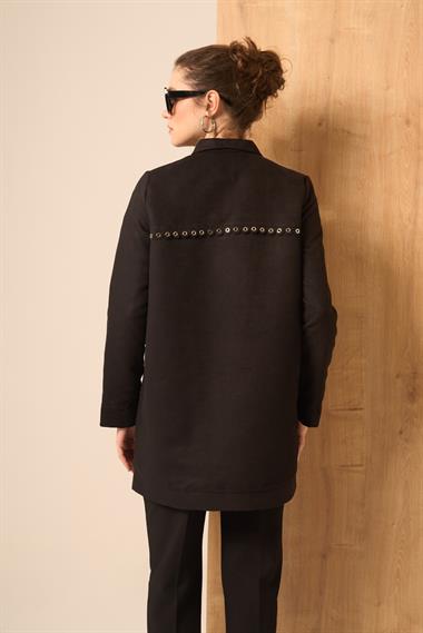 FTZ Women Kadın Süet Kap  Siyah 31268