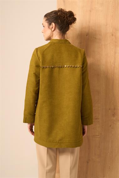 FTZ Women Kadın Süet Kap  Yağ Yeşili 31268