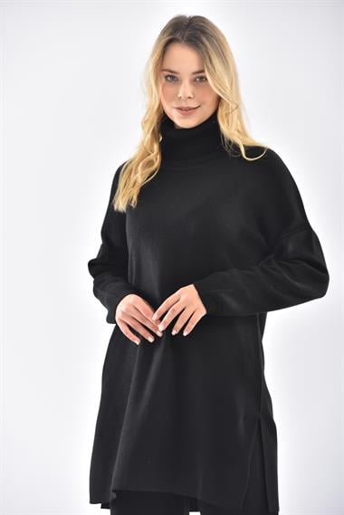 FTZ Women Kadın Tam Balıkçı İkili Takım  Siyah 21-6056