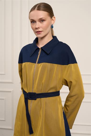 FTZ Women Kadın Tansel Kot Takım  Hardal 31093