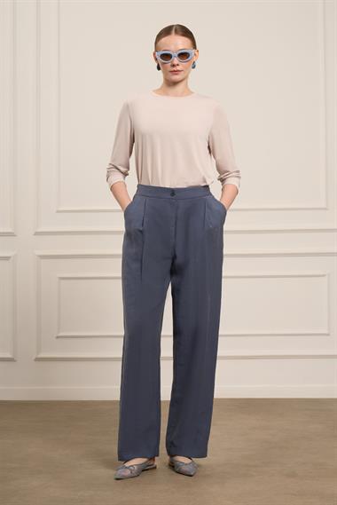 FTZ Women Kadın Tansel Pantolon  İndigo 31080