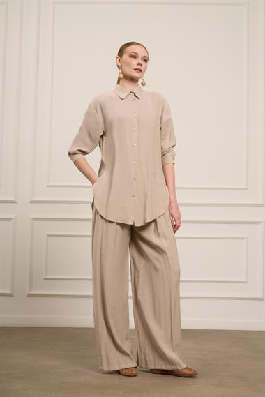 FTZ Women Kadın Tansel Takım  Beige 31079