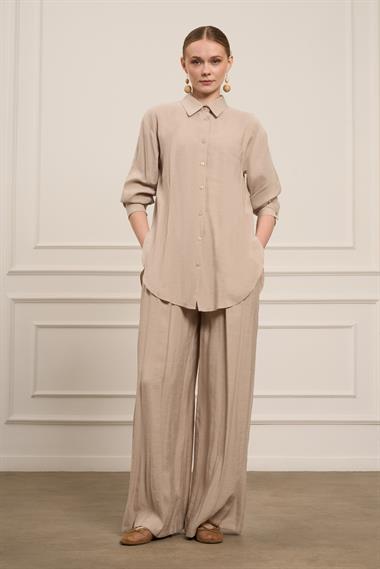 FTZ Women Kadın Tansel Takım  Beige 31079