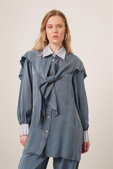 FTZ Women Kadın Tansel Takım  İndigo 31104