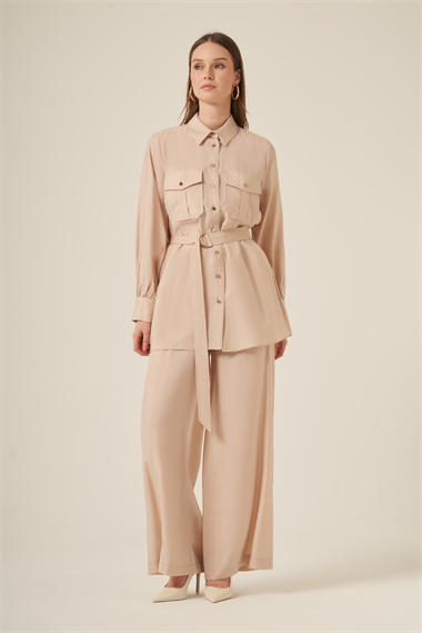 FTZ Women Kadın Tensel İkili Takım  Beige 31306