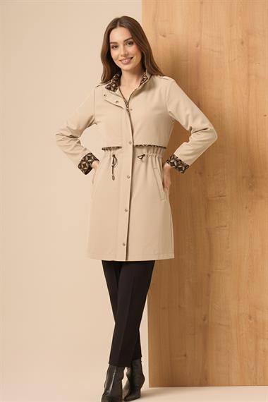 FTZ Women Kadın Trenç Kaban  Bej 31212