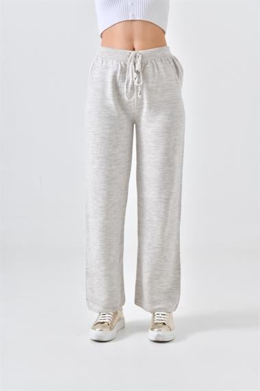 FTZ Women Kadın Triko Pantolon  Taş 20078