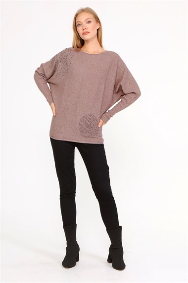 FTZ Women Kadın triko  Beige 21-1226