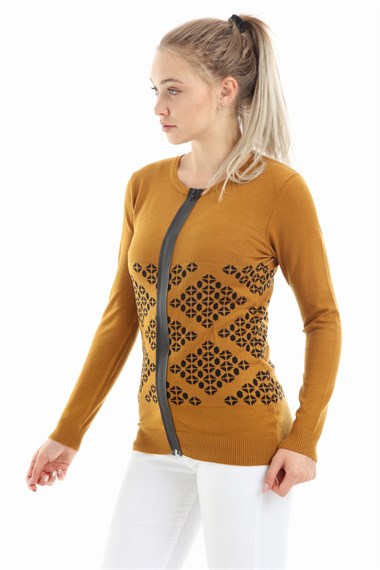 FTZ Women Kadın triko  Safran 21-1041