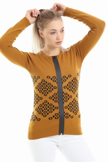 FTZ Women Kadın triko  Safran 21-1041