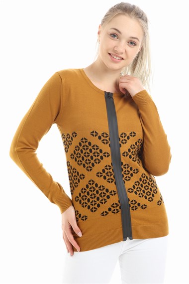 FTZ Women Kadın triko  Safran 21-1041