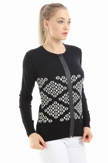 FTZ Women Kadın triko  Siyah 21-1041