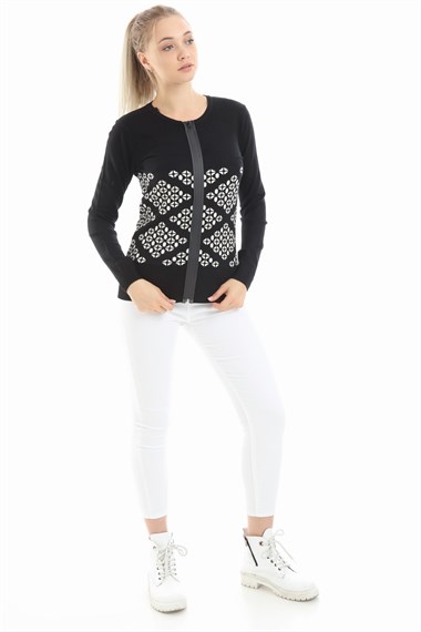 FTZ Women Kadın triko  Siyah 21-1041