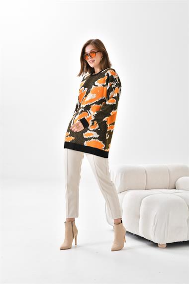 FTZ Women Kadın Triko Tunik  Siyah 20573