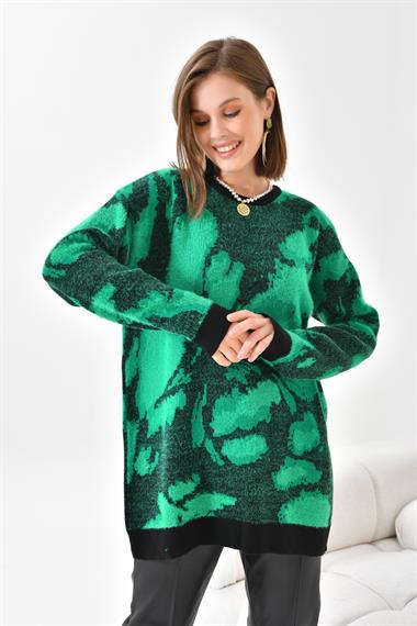 FTZ Women Kadın Triko Tunik  Siyah Benetton 20573