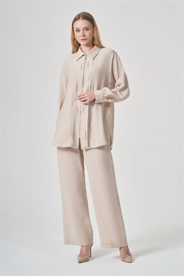 FTZ Women Kadın Tulipa Takım  Beige 31426