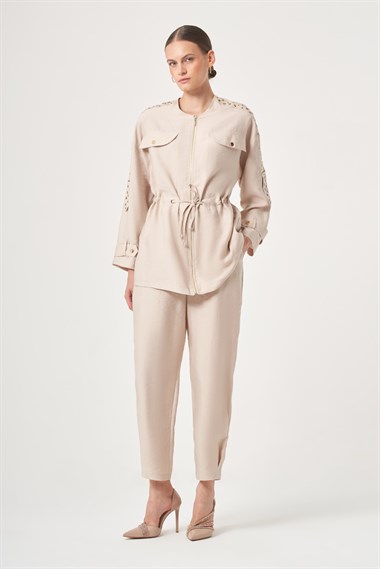 FTZ Women Kadın Tulipa Takım  Beige 31428