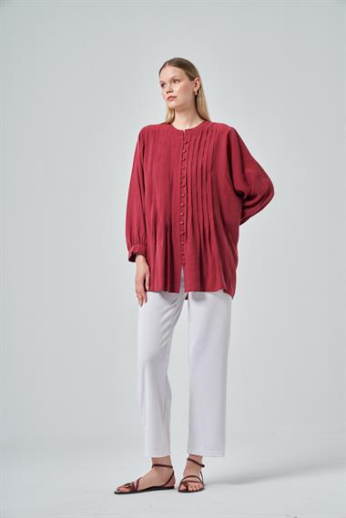 FTZ Women Kadın Tunik  Bordo 31180