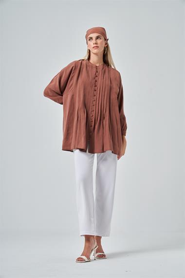 FTZ Women Kadın Tunik  Kakao 31180
